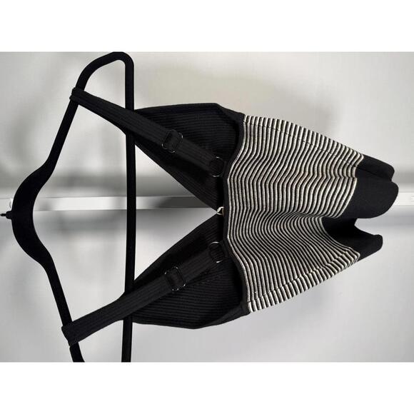 NWT Ramy Brook Madeline Sweater Tank Black & Cream XS - Picture 4 of 7